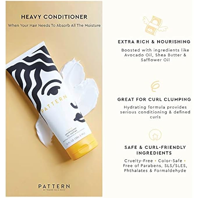 PATTERN BEAUTY BY TRACEE ELLIS ROSS HEAVY CONDITIONER, 3 FL OZ, GREAT FOR CURLIES, COILIES AND TIGHT-TEXTURES, 3A-4C - Image 3